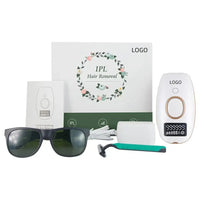 Laser IPL Hair Removal Device - Permanent Painless Epilator with LCD Screen, 990K Flashes for Women & Men - BLENDMART
