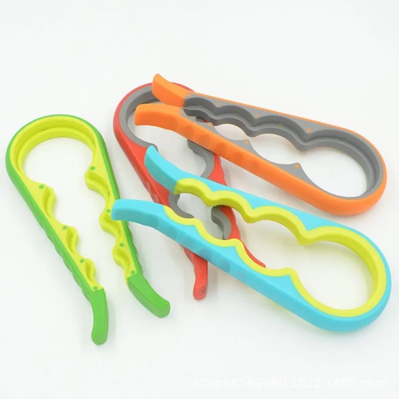4-in-1 Jar Opener Wrench – Easy-Grip Bottle & Can Opener – Arthritis-Friendly Kitchen Tool for Stubborn Lids
