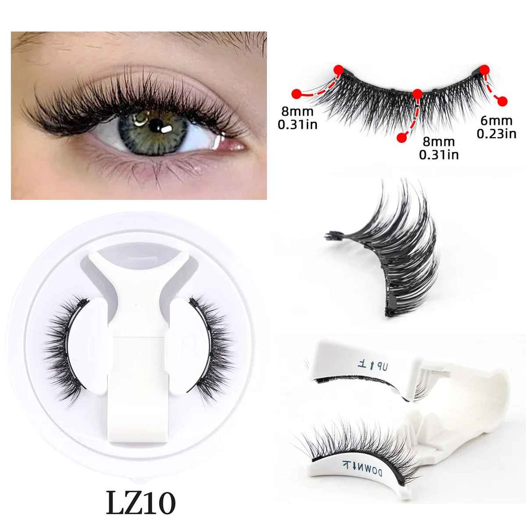 LASHVIEW Magnetic Eyelashes Kit – Reusable, No Glue, Natural Look | Easy Applicator
