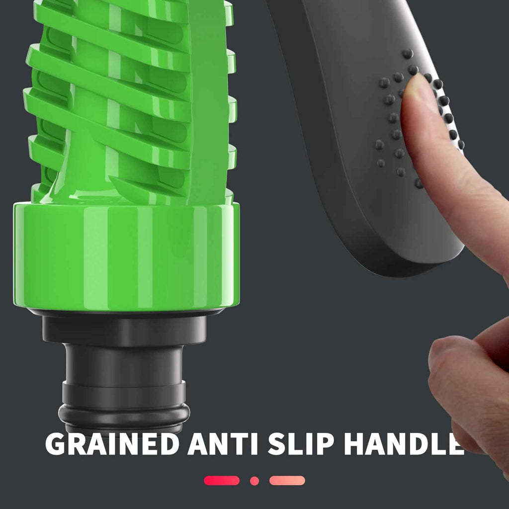 50FT Expandable Garden Hose 7-Function Spray Gun, Anti-Kink, Lightweight